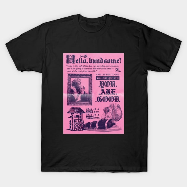 Hello, Handsome! - Flyer T-Shirt by stickerjock